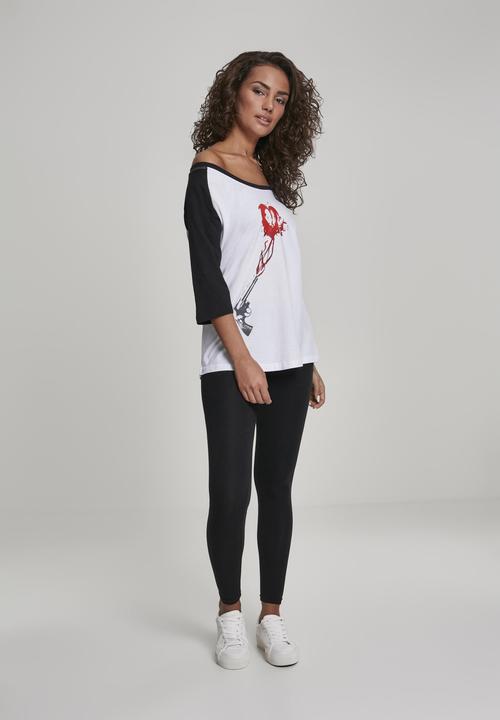 Image du produit Merchcode Ladies Pistol Heart Raglan Tee (XS)