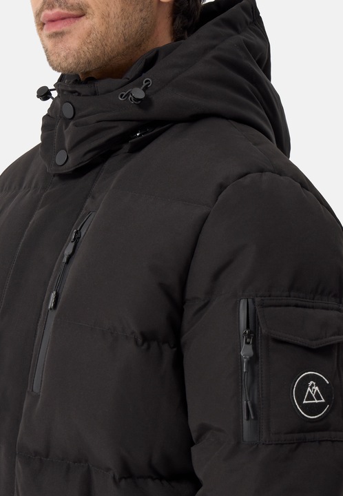 Actual product image Cash-Mere Down parka coat with hood and cashmere lining (XL)