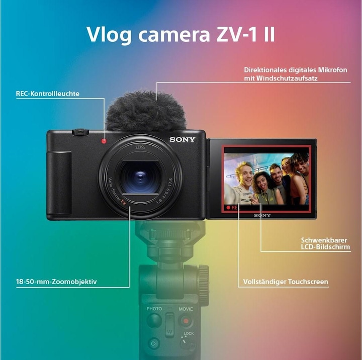 Produktbild Sony ZV-1 II (18 - 50 mm, 20.10 Mpx, 1")
