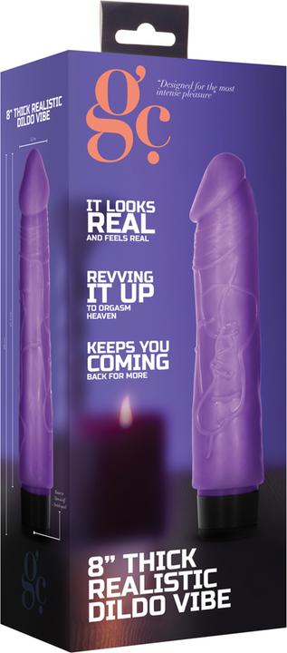Produktbild Doc Johnson 8 Inch Thick Realistic Dildo Vibe