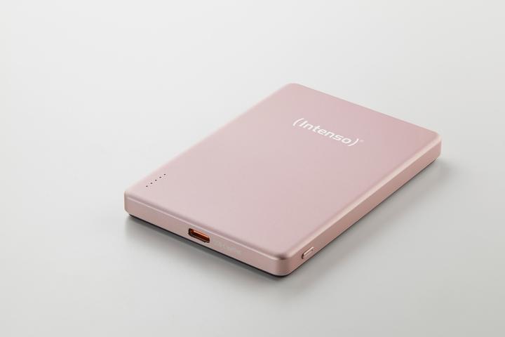 Produktbild Intenso Magn. Wireless Powerbank MW5000 5000 mAh Rosé (5000 mAh, 20 W, 19.25 Wh)