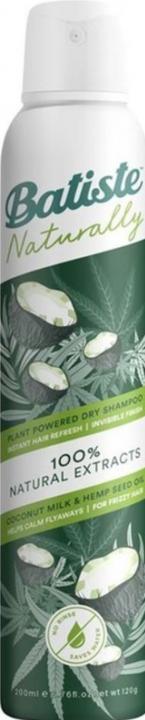 Produktbild Batiste Trockenshampoo Naturally Coconut&Hemp Seed Oil (200 ml, Trockenshampoo, 162 g)