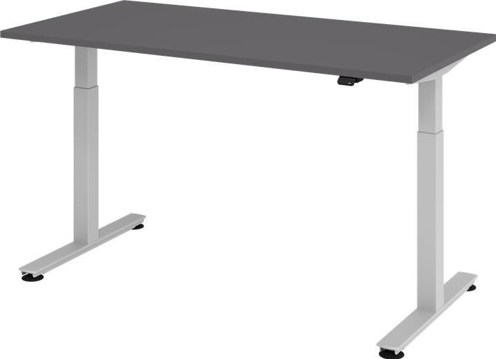 Actual product image Hammerbacher Sit/stand desk el.160x80cm graphite (160 x 80 cm)