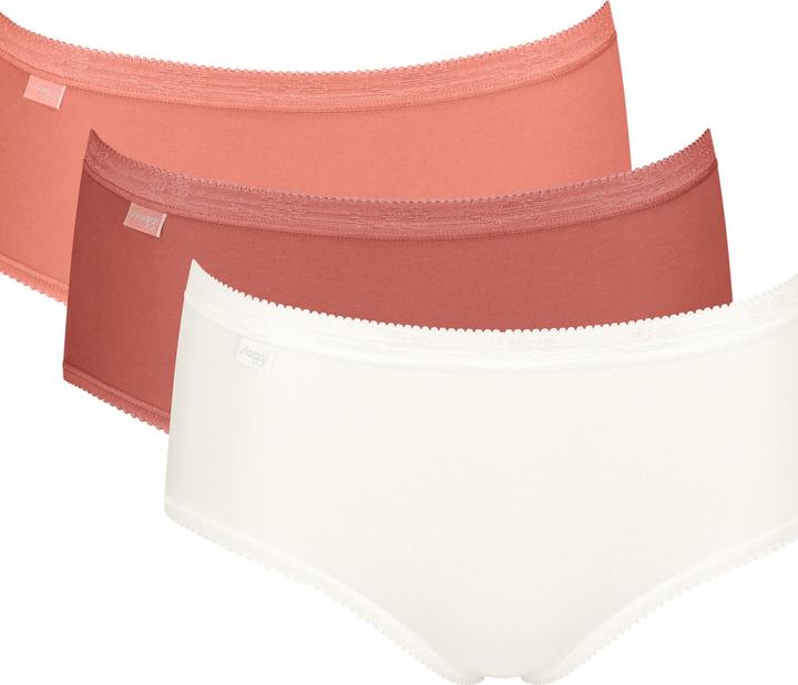 Sloggi Unterhose BASIC+ MIDI Damen-Slip 3er Pack