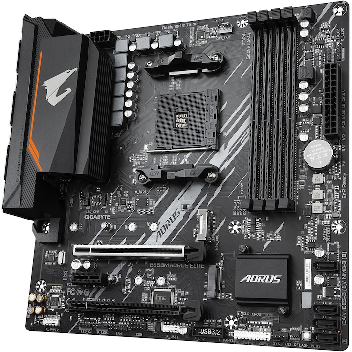 Actual product image Gigabyte B550 AORUS ELITE (AM4, AMD B550, mATX)
