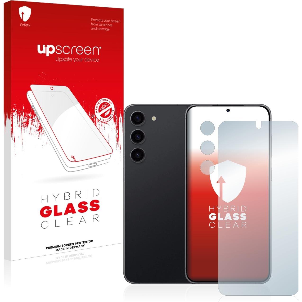 upscreen Scratch Shield Panzerglasfolie (1 Stück, Samsung Galaxy S21), Smartphone Schutzfolie, Transparent