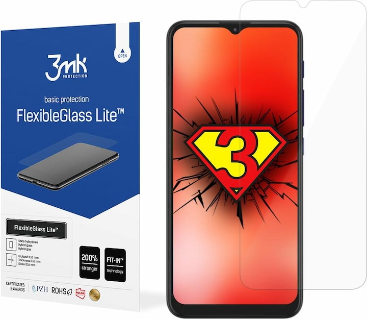 Produktbild 3MK hybrid glass Flexible 2.5D Lite for Motorola Moto E7 Power (1 Stück, Motorola Moto E7 Power)