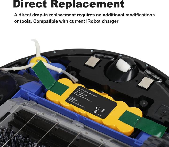 Produktbild Acconic Ersatzakku 3300mAh für iRobot Roomba