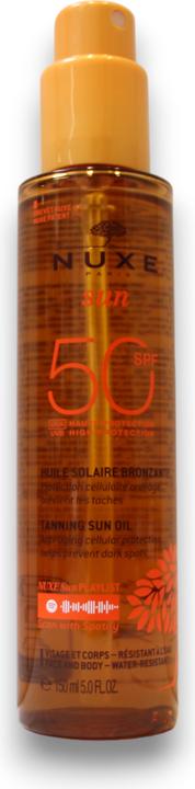 Produktbild Nuxe Huile Bronz (Sonnenöl, SPF 50, 150 ml, 150 g)