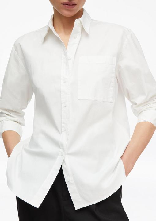 Immagine prodotto Comma Bluse Lockere Hemdbluse aus Popeline (36)