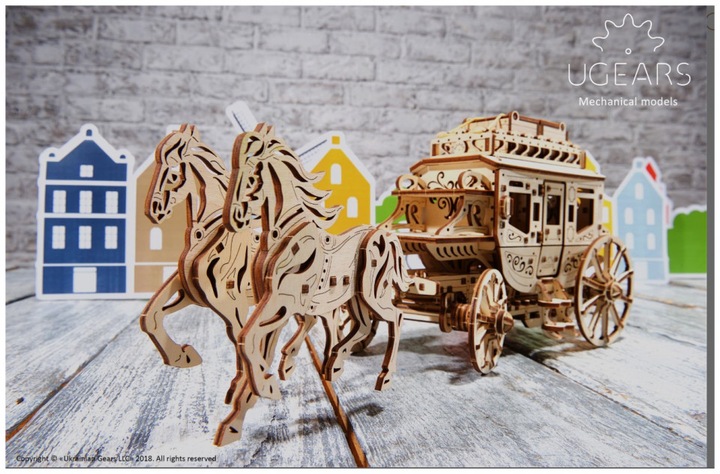 Immagine prodotto Ugears Carrozza trainata da cavalli
