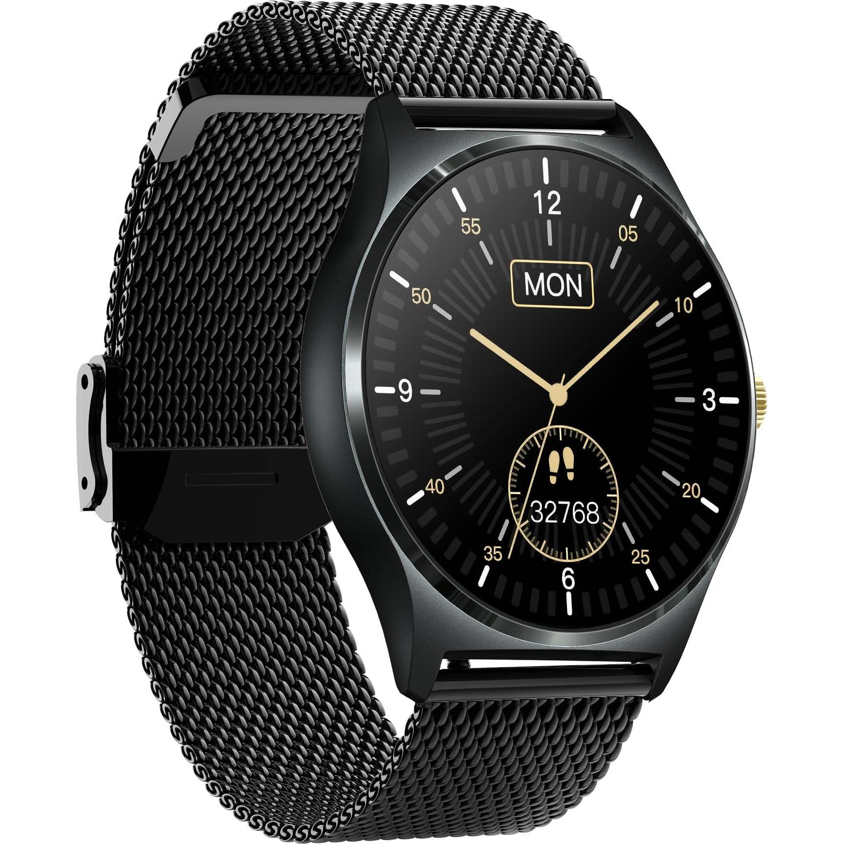 Xcoast QIN XC Pro Smartwatch 45mm Schwarz (45 mm), Smartwatch