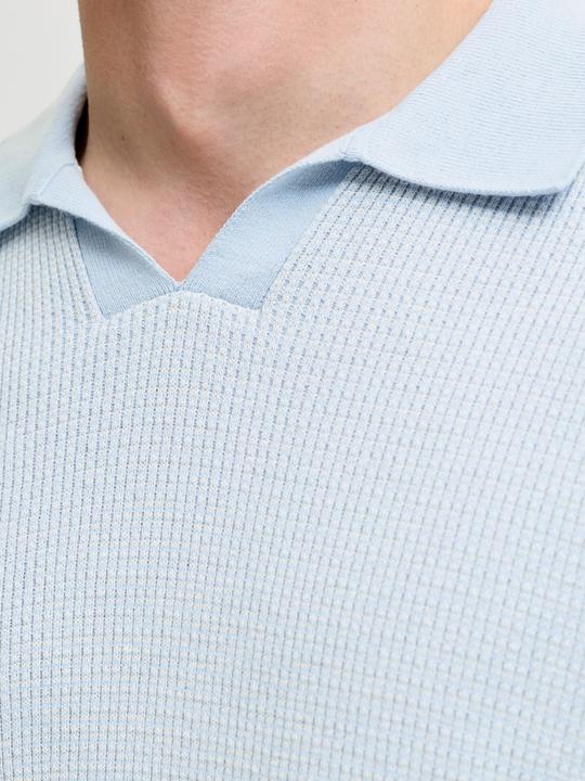 Produktbild Jack & Jones Jprblahudson Knit Split Neck Ss Sn (XS)