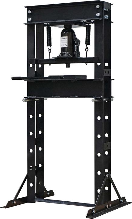Image du produit Wiltec Presse hydraulique 30T noire 500mm Presse d'atelier Presse à cadre Presse à mandrin