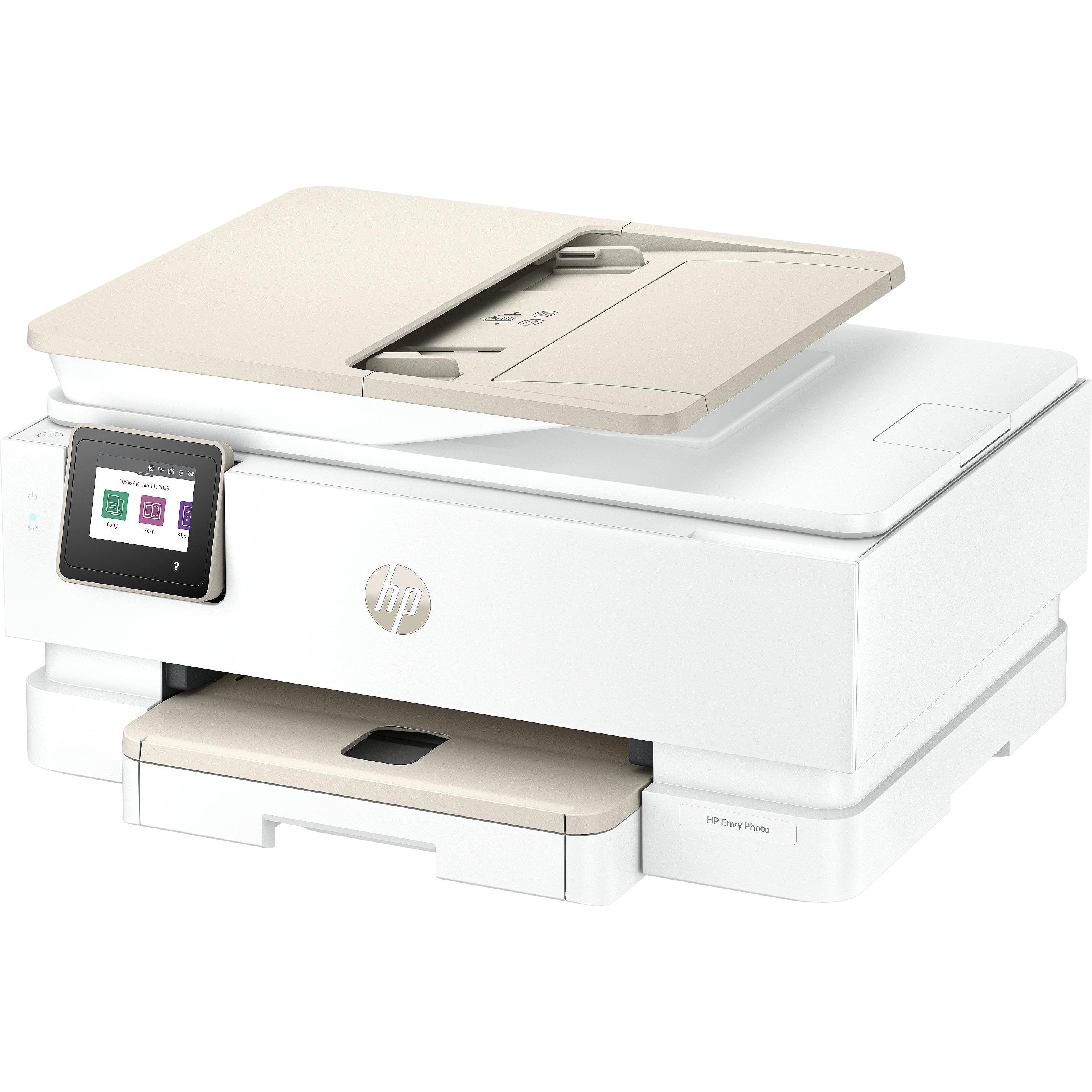 HP Envy Photo 7930 All-in-One Color Inkjet 10ppm Print Scan Copy Photo Printer USB 2.0 Wi-Fi (Tinten