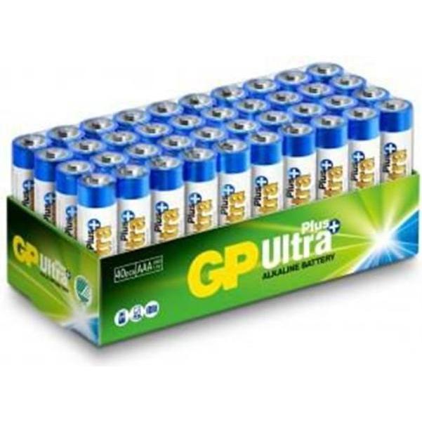 GP Batteries Ultra Plus Alkaline 24AUP/LR03, Pile usa e getta, AAA, Alcaline, 1,5 V, 40 pz. (40 pz., AAA), Batterie + pile