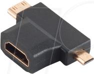 Immagine prodotto Shiverpeaks Adattatore mini/micro HDMI a T (HDMI)