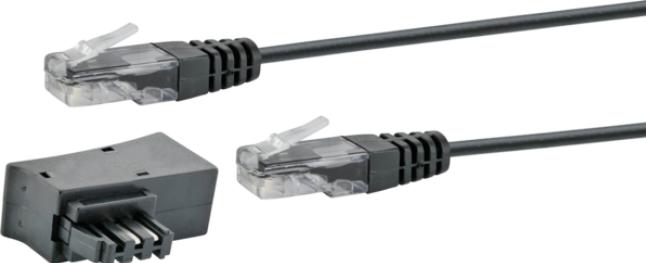 Produktbild Schwaiger TAE/DSL Steckeradapter mit Modemkabel