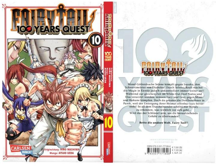 Image du produit Fairy Tail – 100 Years Quest 10 (Allemand, Atsuo Ueda, Hiro Mashima, Lasse Christian Christiansen, 2022)