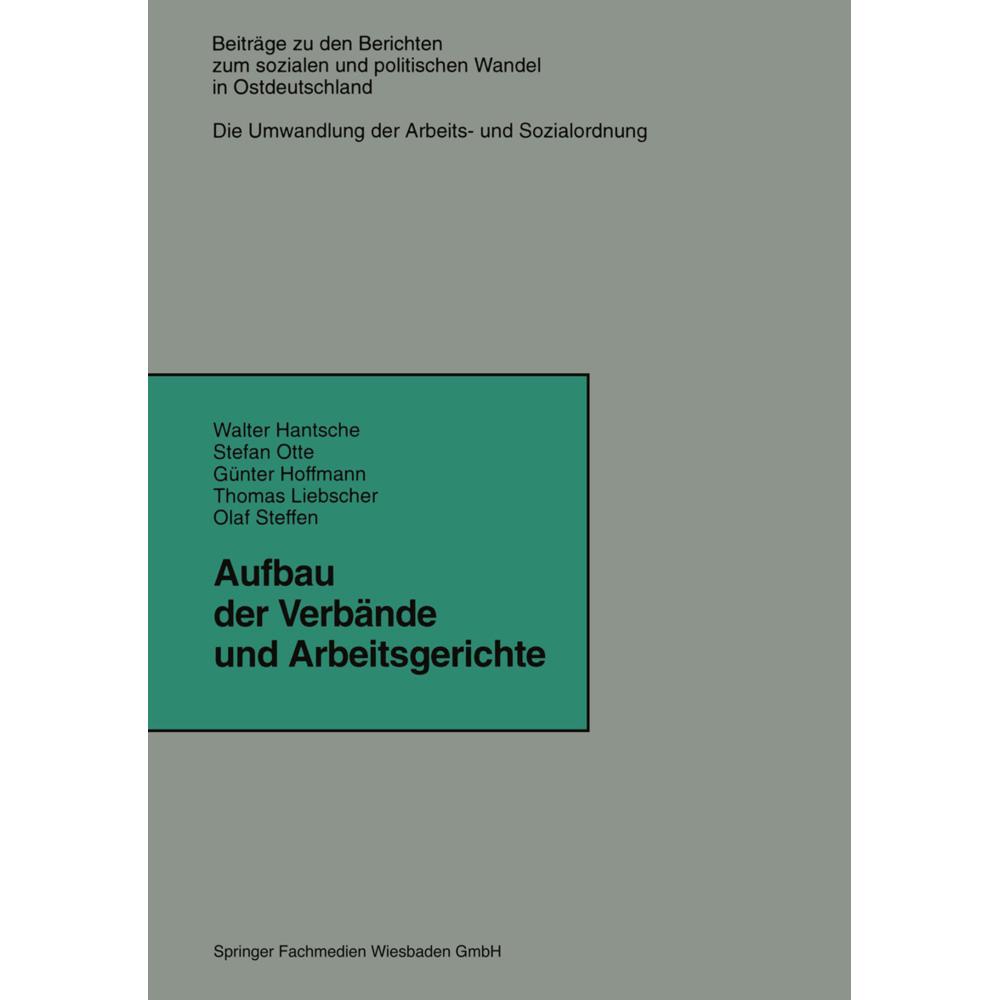 Aufbau der Verbände und Arbeitsgerichte, Fachbücher