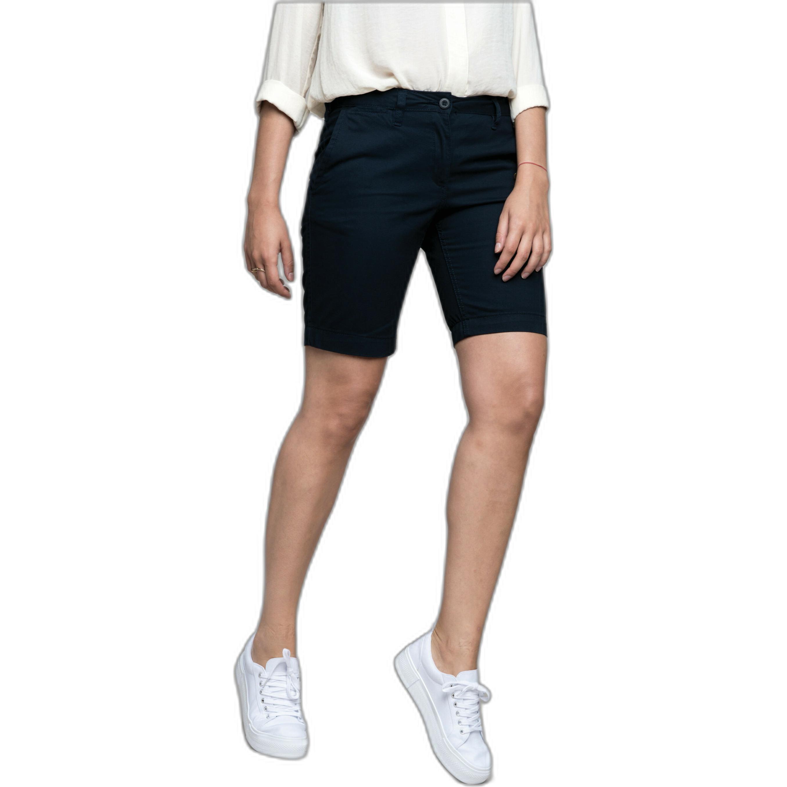 Kariban, Damen, Shorts, Chino, Blau, (34)