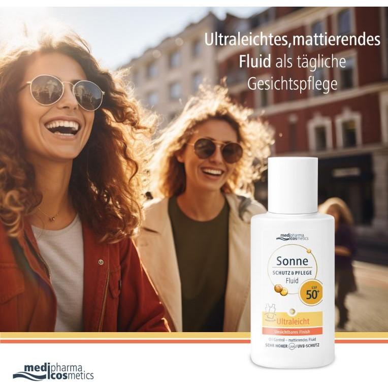 Thumbnail - Dr. Theiss, Sonnencreme, Sonne Schutz & Pflege Fluid LSF 50+ Ultraleicht, 50 ml LOT (Sonnencreme, SPF 50+, 50 ml)