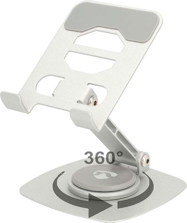 Actual product image Nedis Phone stand - Universal - Fully mobile - Silver
