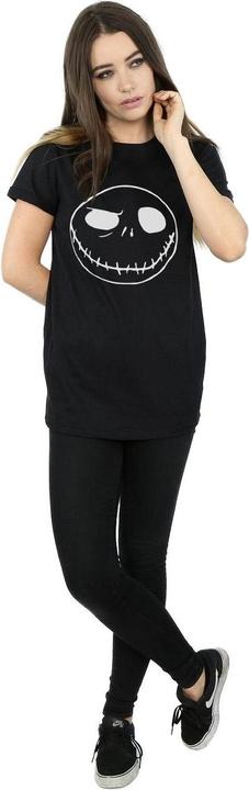 Immagine prodotto Disney Nightmare Before Christmas Jack's Big Face Maglietta Ampia Donna (L)