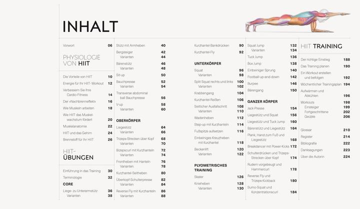 Produktbild HIIT - Die Anatomie verstehen (Deutsch, Ingrid S. Clay, 2022)