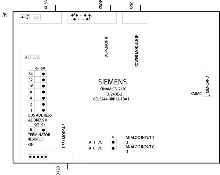 Produktbild Siemens Sinamics G120 Control Unit CU240E-2