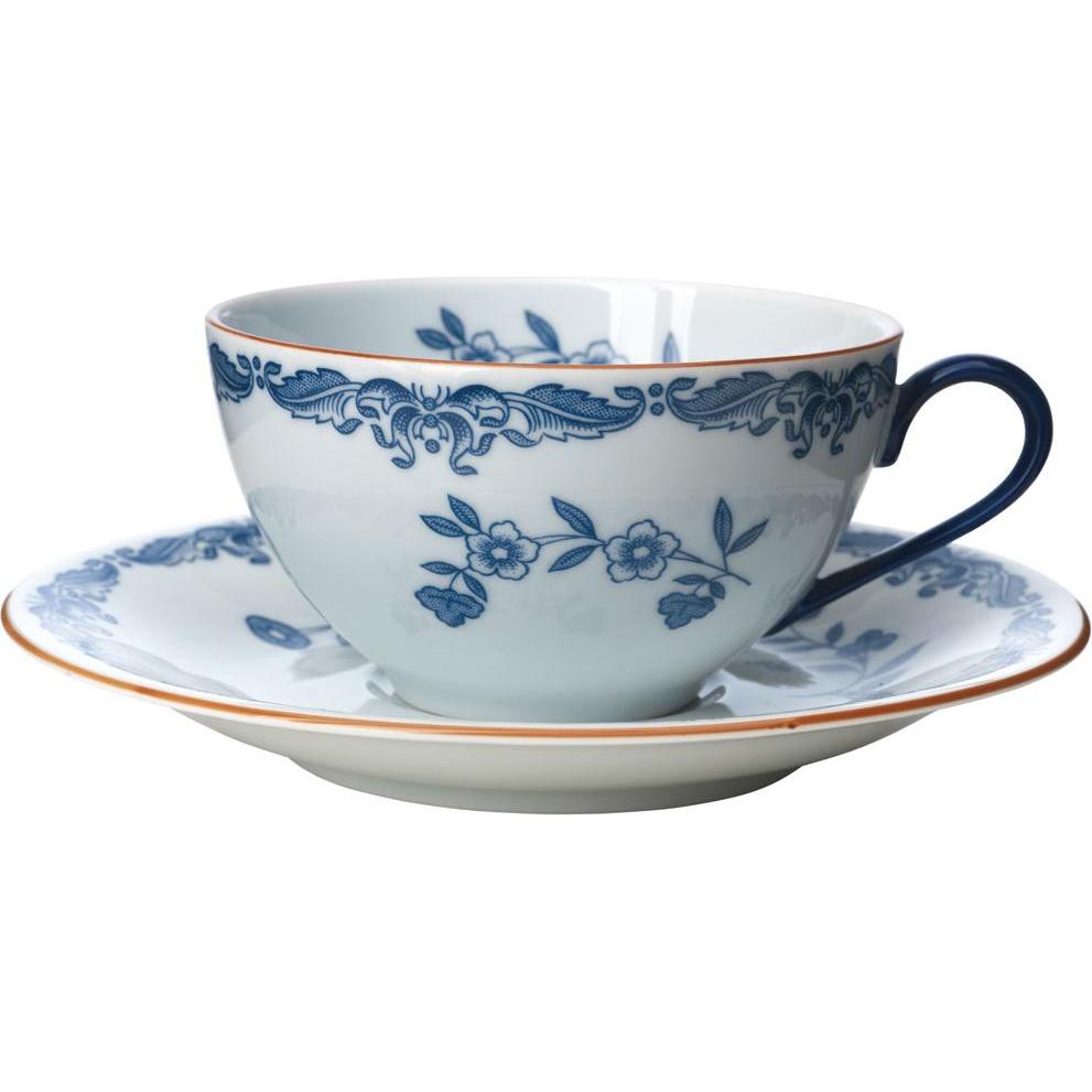 Rörstrand, Tasse, Ostindia Teetasse Ober und Untertasse (400 ml, 1 x)