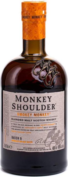 Produktbild Monkey Shoulder Smokey Monkey Batch 9 (Scotch Whisky, Blended Whisky, 1 x 70 cl)