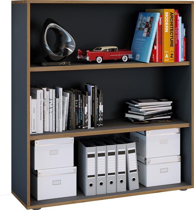 Image du produit VCM Regal Bücher Ordner Aktenregal Salia 3f (100 x 33 x 110 cm)