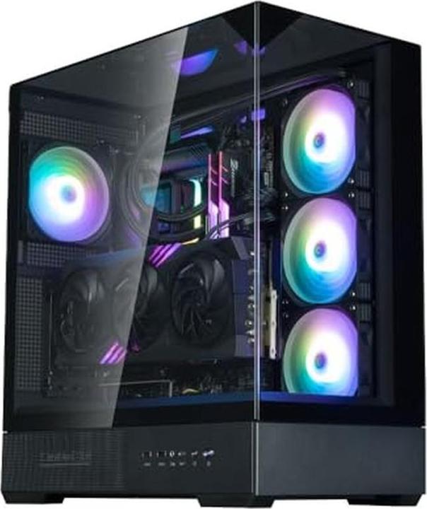Produktbild Zalman Boitier Moyen Tour ATX P40 Prism RGB avec panneaux vitrés (Noir) (ATX, mATX, Mini-ITX)