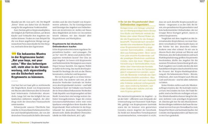 Immagine prodotto Alles über Bitcoin, Ethereum und Co (Tedesco, Brigitte Wallstabe-Watermann, Antonie Klotz, Prof Dr Philipp Sandner, 2022)