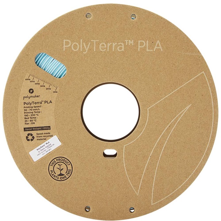 Produktbild Polymaker PolyTerra (PLA, 1.75 mm, 1000 g, Blau)