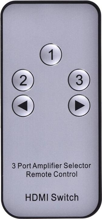 Actual product image Unitek Signal switch HDMI 1.4B 3 in 1 out 4K