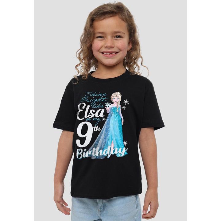 Produktbild Disney Frozen Bright Like Elsa TShirt 9 Geburtstag (128)