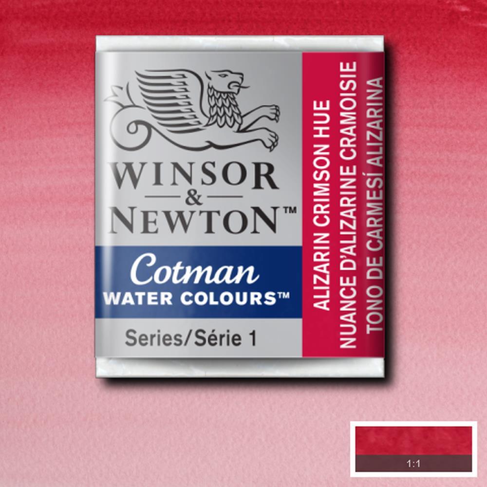Thumbnail - Winsor & Newton, Künstlerfarbe + Bastelfarbe, Cotman watercolour 1/2 pan Aliz Crimson Hue 003 (Aliz Crimson Hue 003)