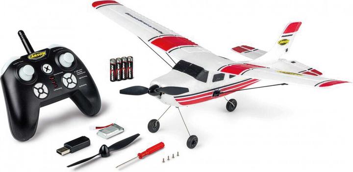 Actual product image Carson RC Sports Plane 2.4 G 100% RTR red (Glider)