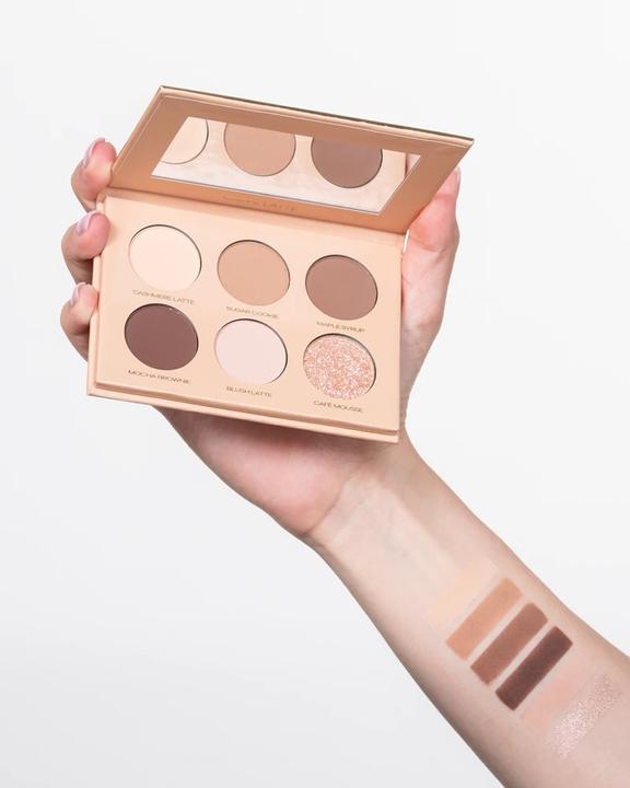 Produktbild Pierre Rene Professional Mokka-Mousse-Lidschattenpalette (Braun, Nude, Rosa)