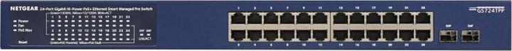 Actual product image Netgear GS724TP (24 ports)