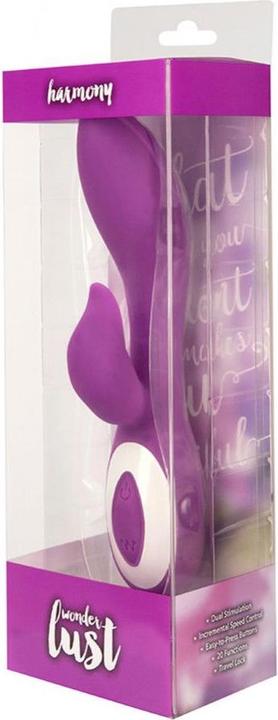 Actual product image BMS Factory Harmony RabbitVibrator Purple