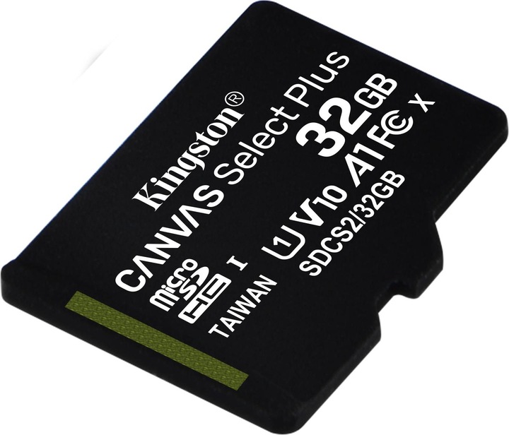 Produktbild Kingston Canvas Select Plus microSD 32GB Multi-Pack of 2 (32 GB, microSDHC, U1, UHS-I)