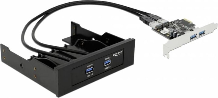 Produktbild Delock Front Panel und PCI Express Card