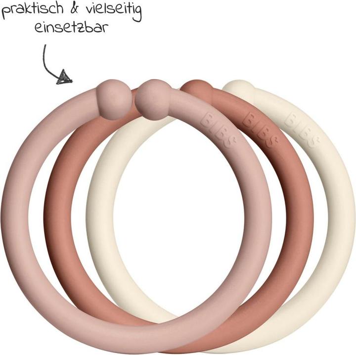 Actual product image Bibs Loops, Blush/Woodchuck/Ivory (1 x)