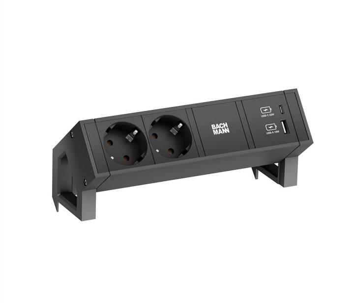 Produktbild Bachmann Desk2 (2x, CEE 7/3, GST18)