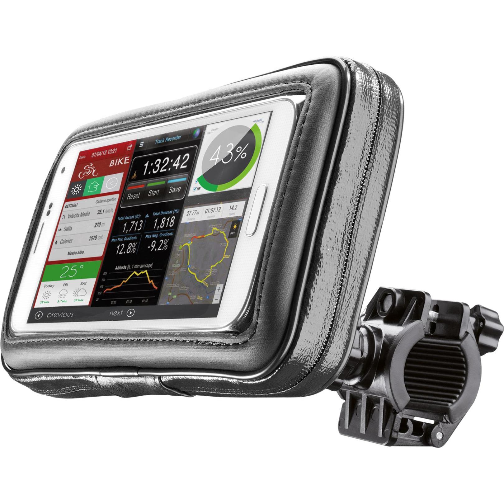 Cellularline Bike Holder Sport, Supporto per smartphone, Nero