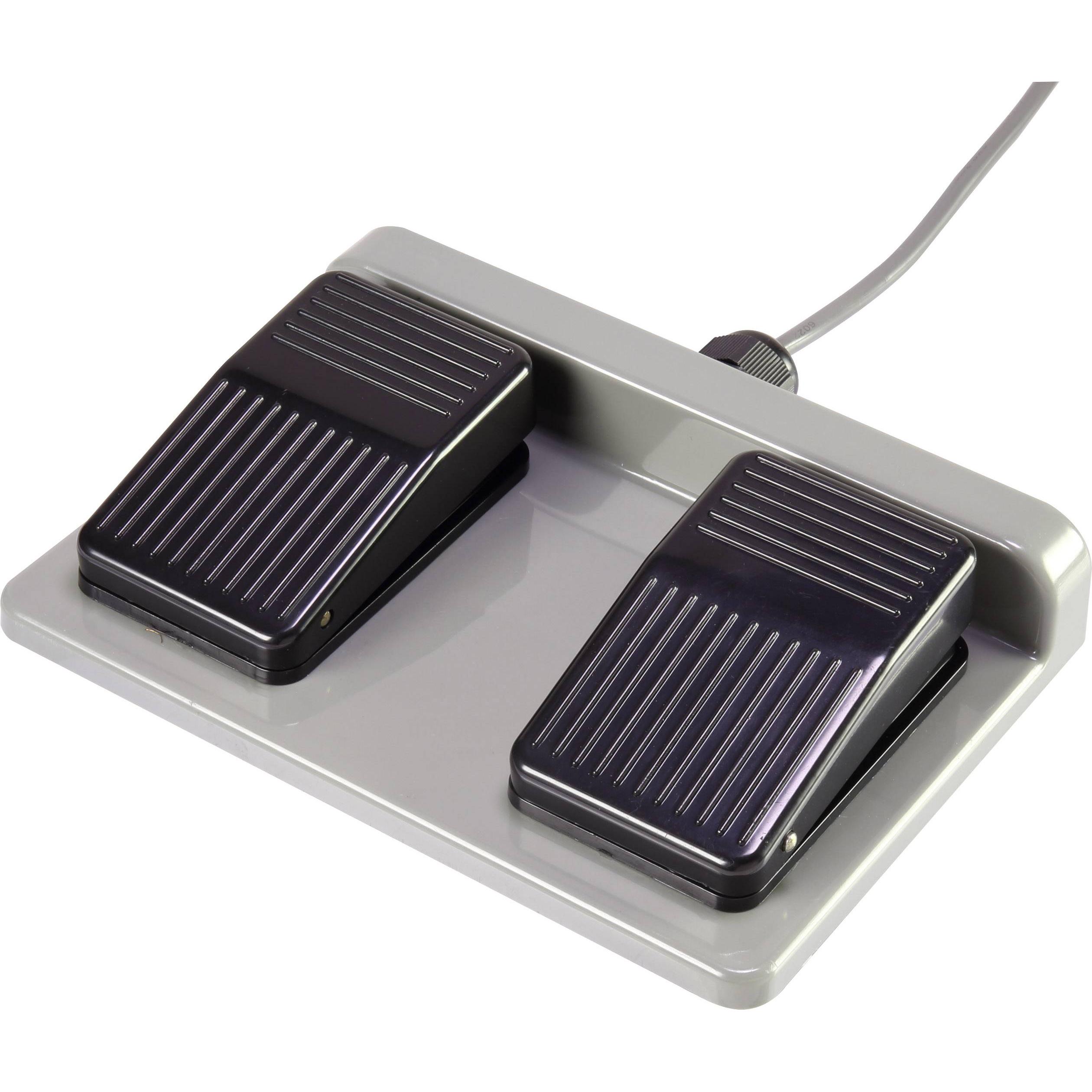 Tru Components Interruttore a pedale, Pulsante + Interruttore, Nero, Grigio