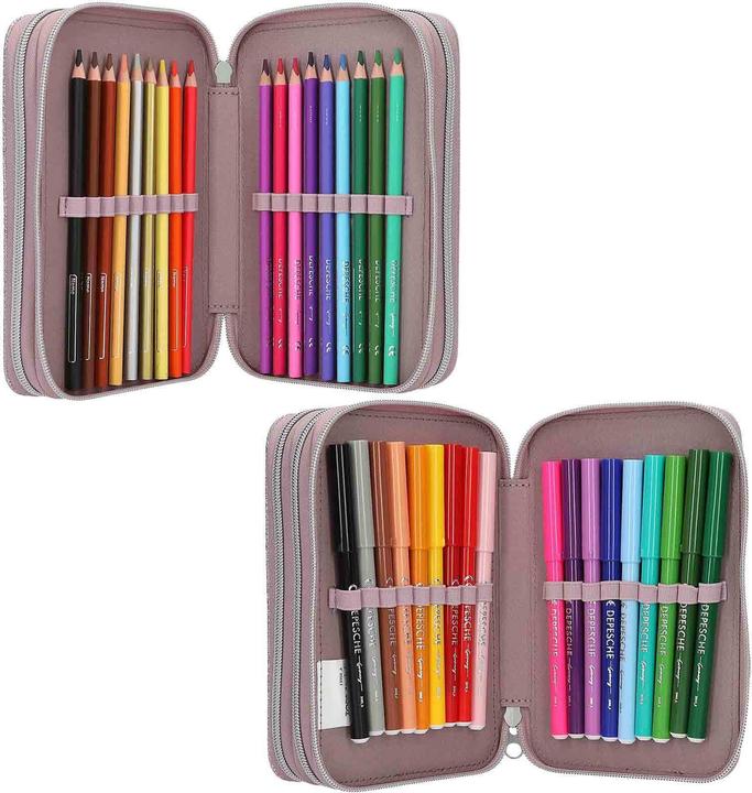 Actual product image Depesche TOPModel 3-Fach Federtasche BLOOMING KITTY